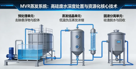 MVR蒸发系统：高硅废水深度处置与资源化核心技术