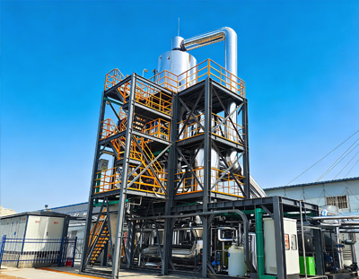 南通高端家纺印染厂-撬装模块化MVR淡碱回收蒸发系统