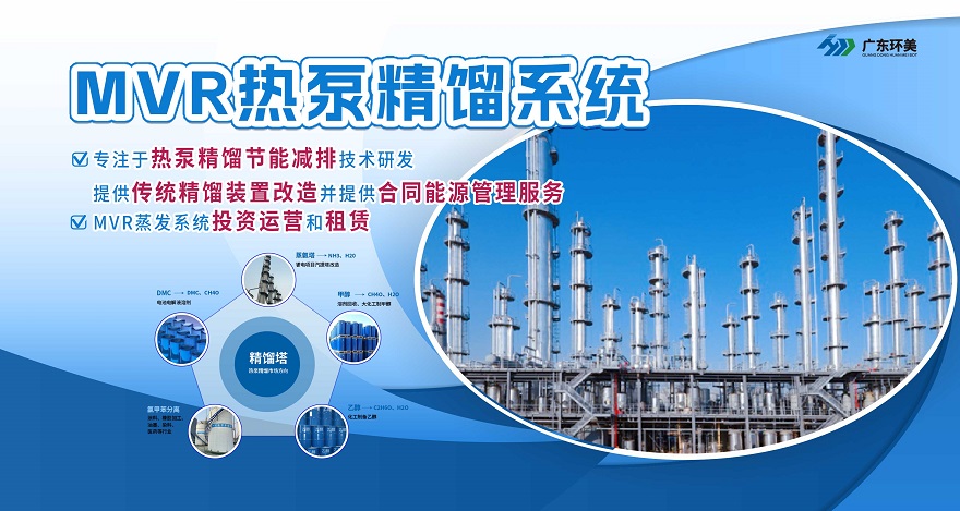 MVR热泵精馏处理工艺 MVR热泵精馏处理工艺